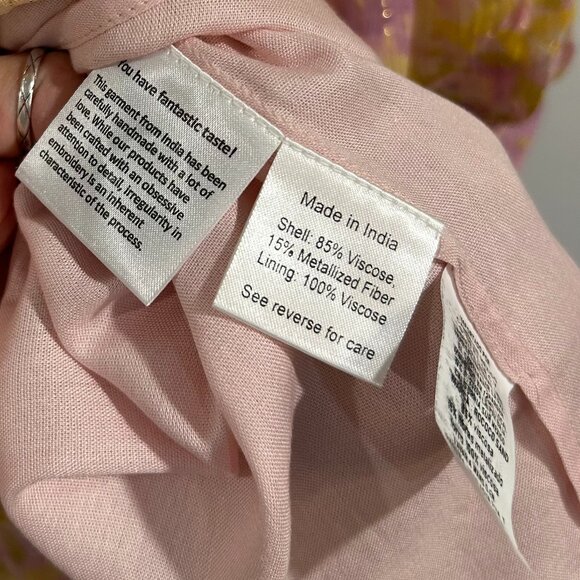 Rococo Sand Floral Print Mini Dress Size: M - Picture 5 of 7